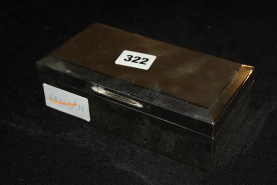 Silver cigarette box